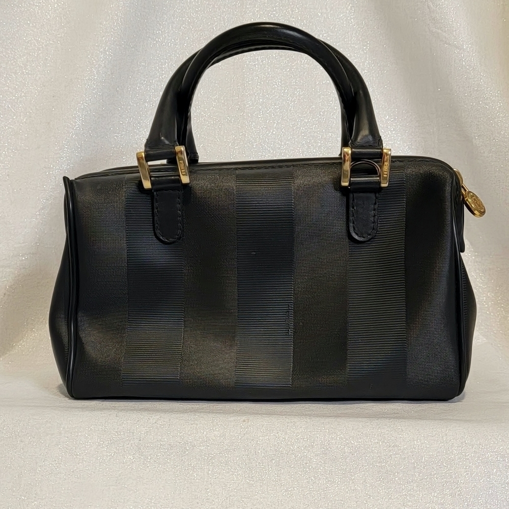 ** SOLD on VC**  Vintage FENDI Black Stripe Mini Bag - Picture 10 of 14